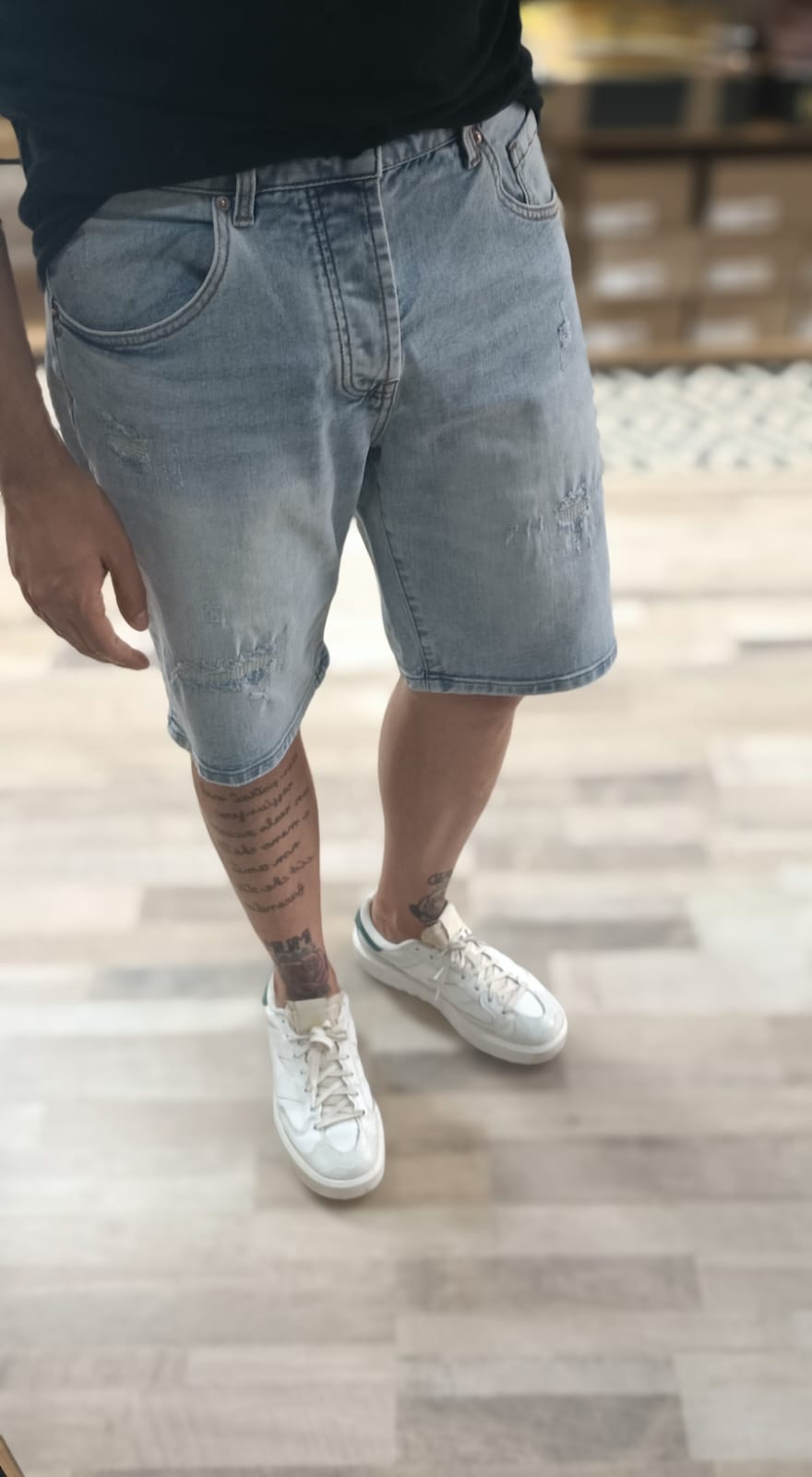 Bermuda in jeans