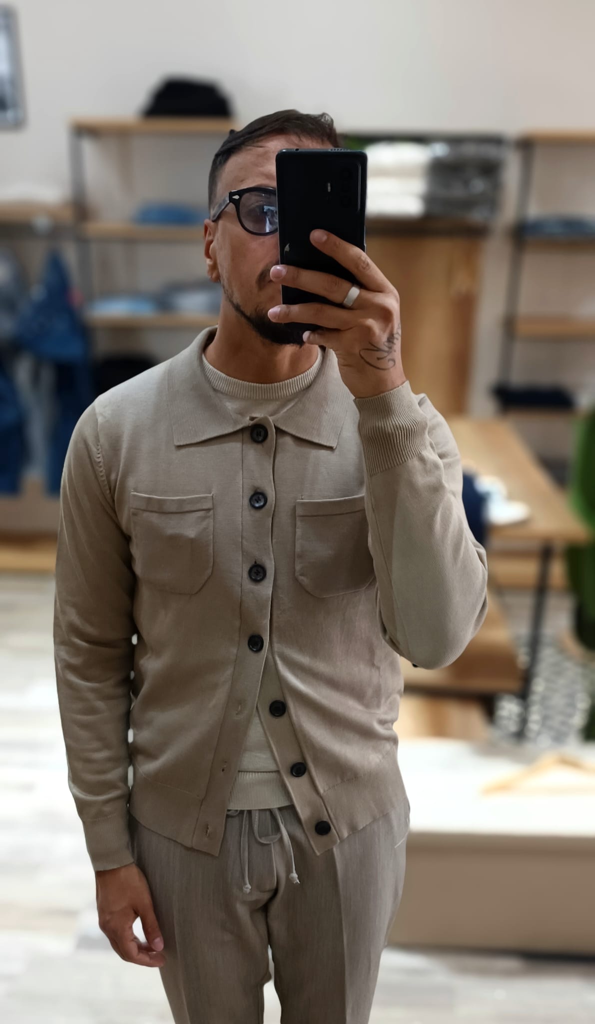 Polo Cardigan