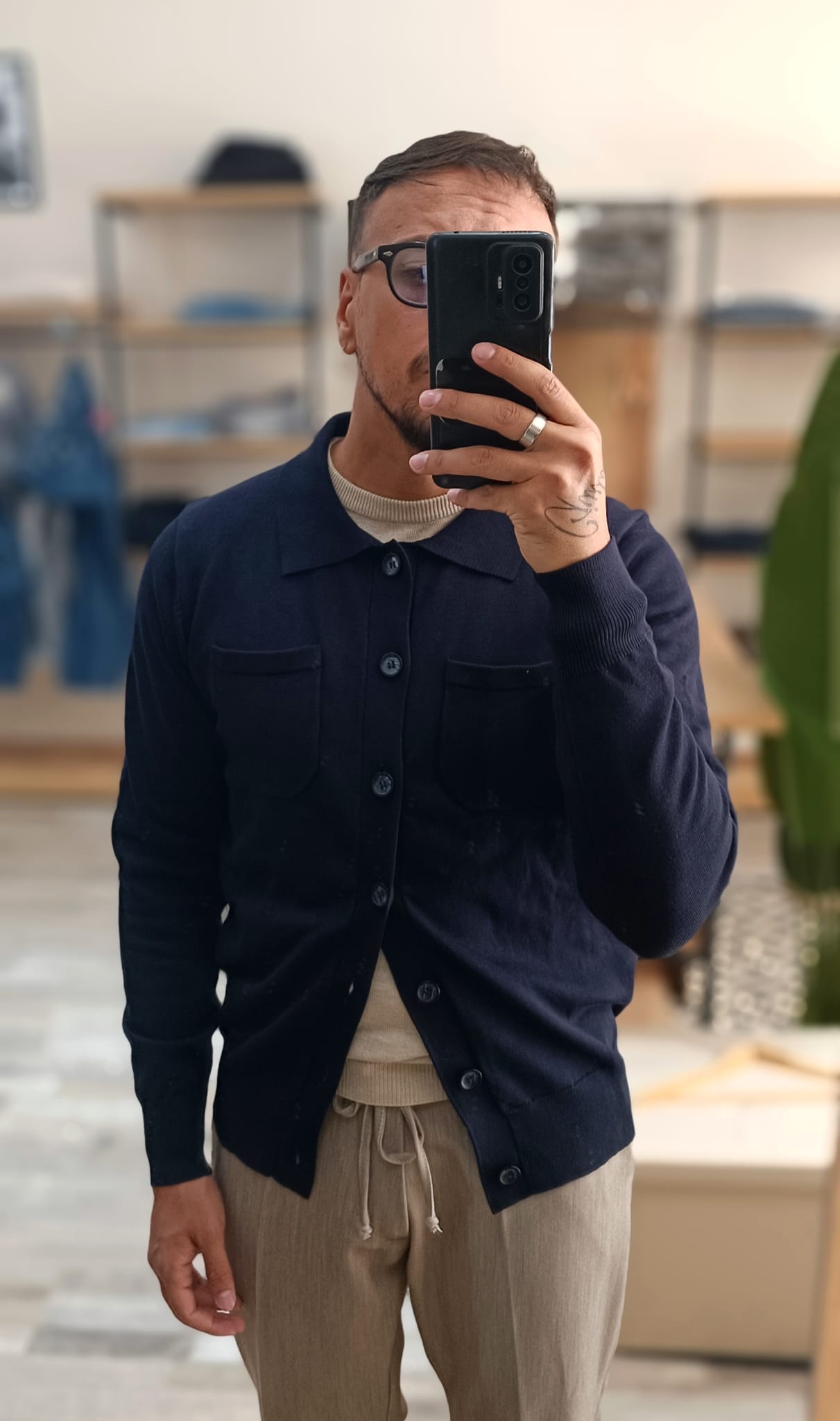 Polo Cardigan