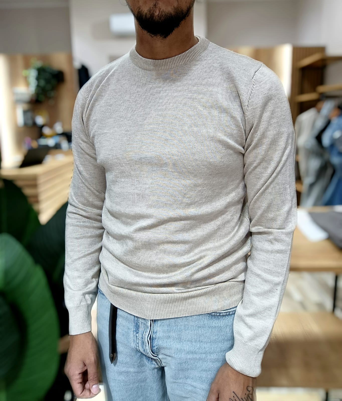 Maglia giro collo