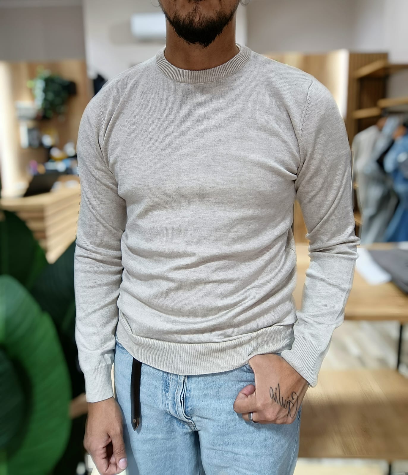 Maglia giro collo