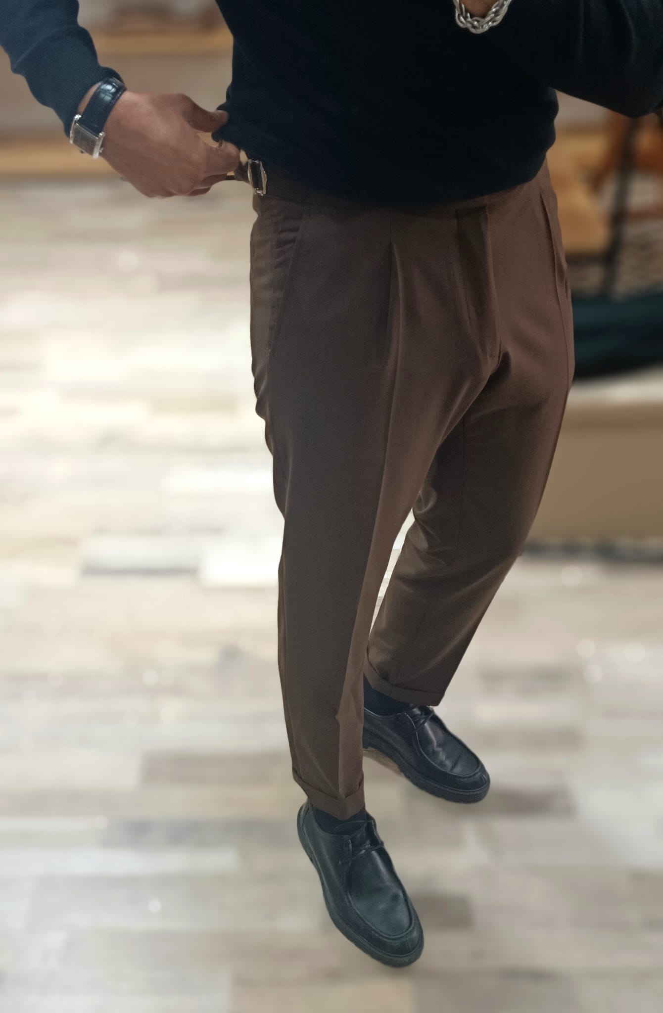 Pantalone con Fibbie